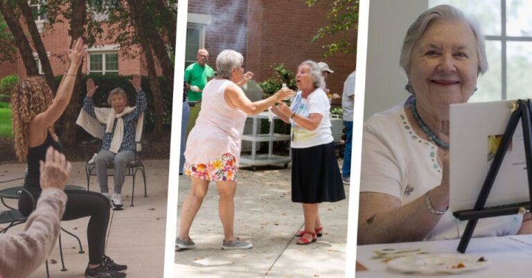 Seniors Never Stop Moving at JCHC!