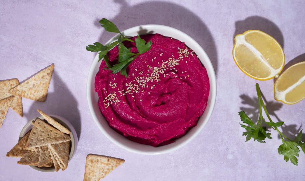 Simple and Healthy Red Pepper, Pomegranate and Walnut Dip